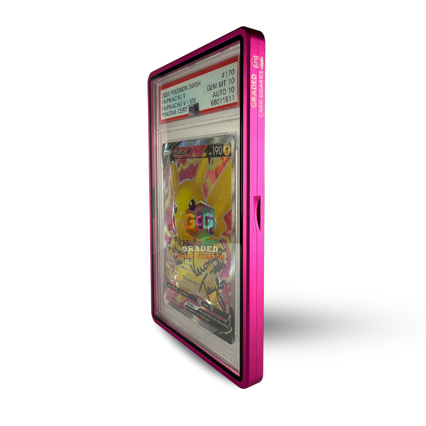 PSA Magnetic Card Guard (Rose Pink)