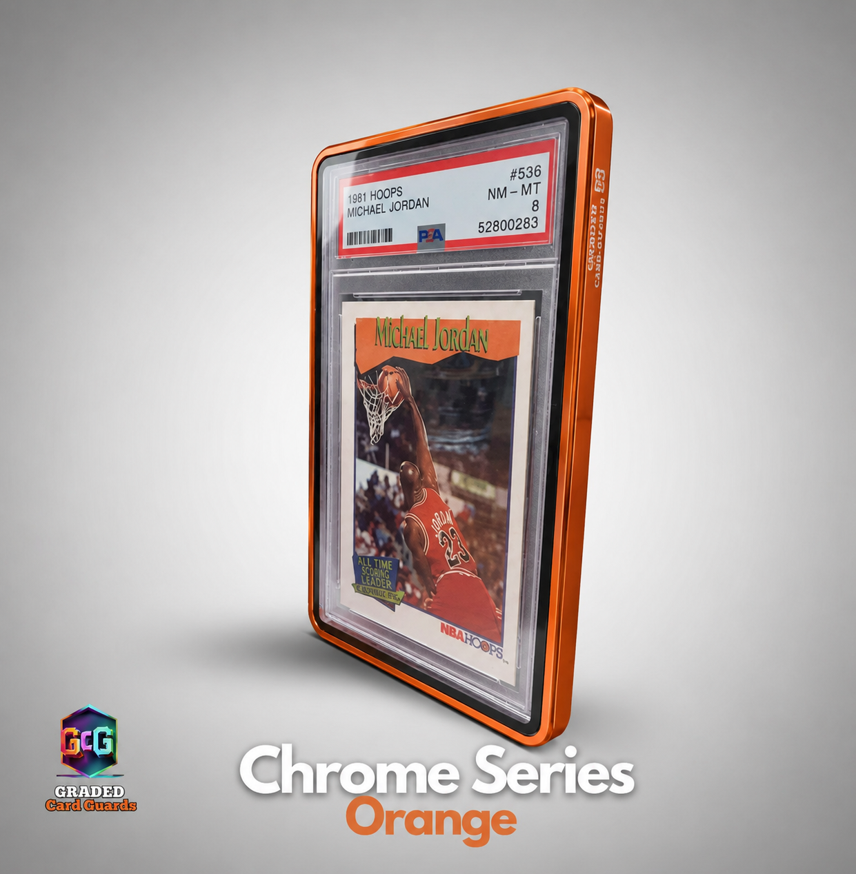 PSA Magnetic Card Guard Chrome Edition (Orange)