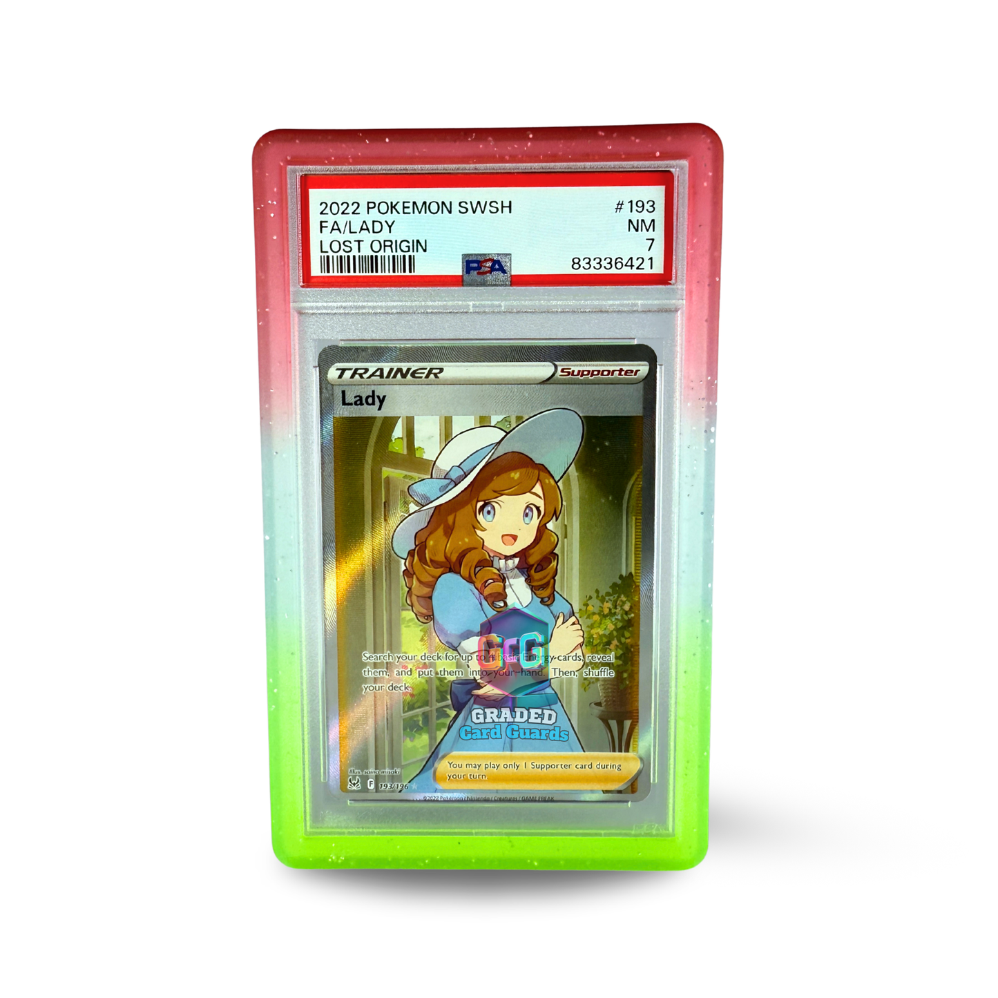 PSA Graded Card Guard (Crimson Wildflame)
