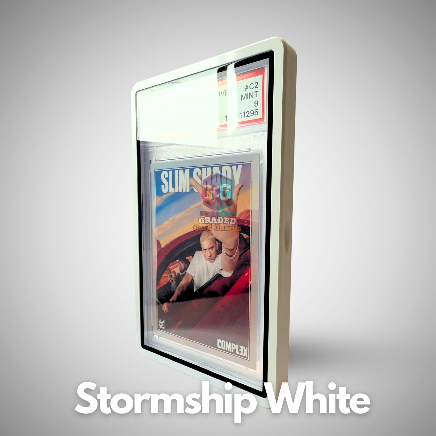 PSA Magnetic Card Guard (Stormship White)