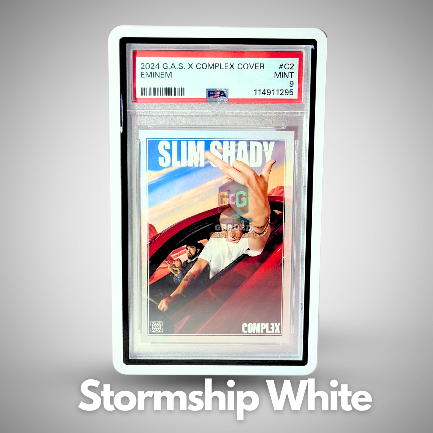 PSA Magnetic Card Guard (Stormship White)