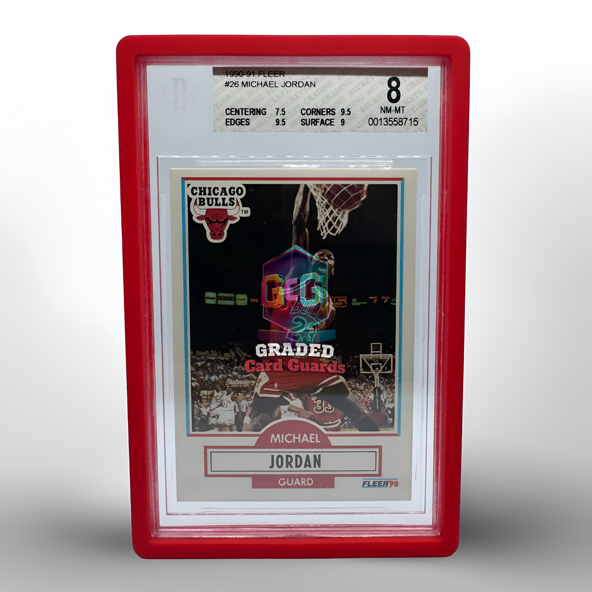 Red Graded Card Guard Evolved – Graded Card Guards