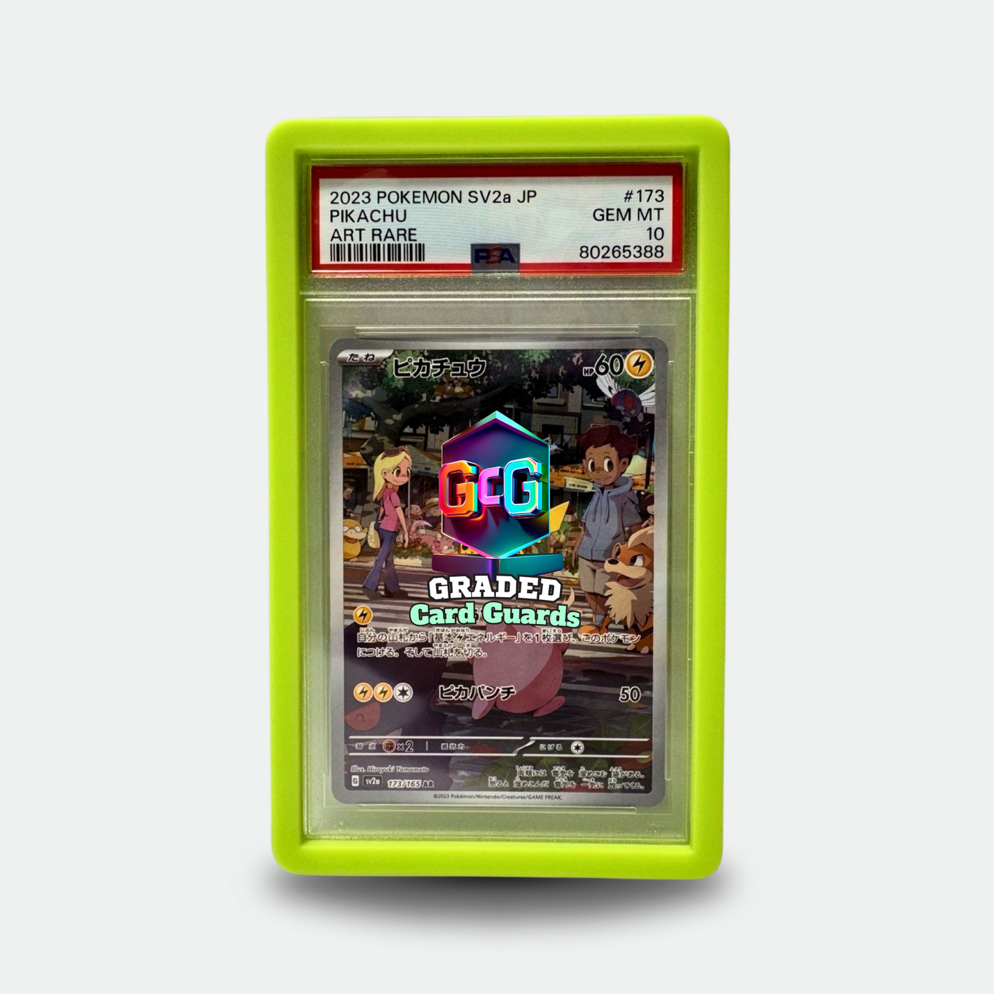 PSA Graded Card Guard (Toxic Green)