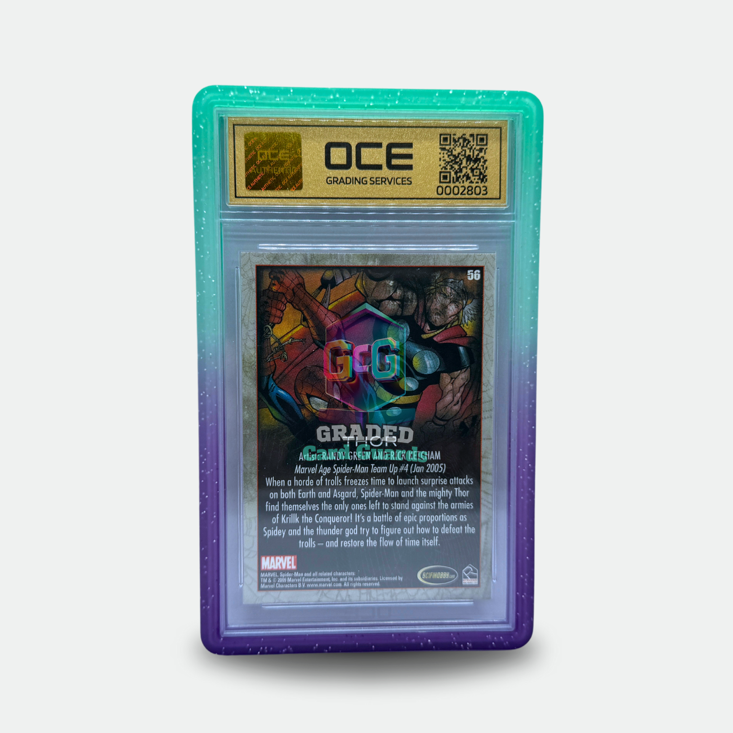 PSA Graded Card Guard (Nebula with Glitter)