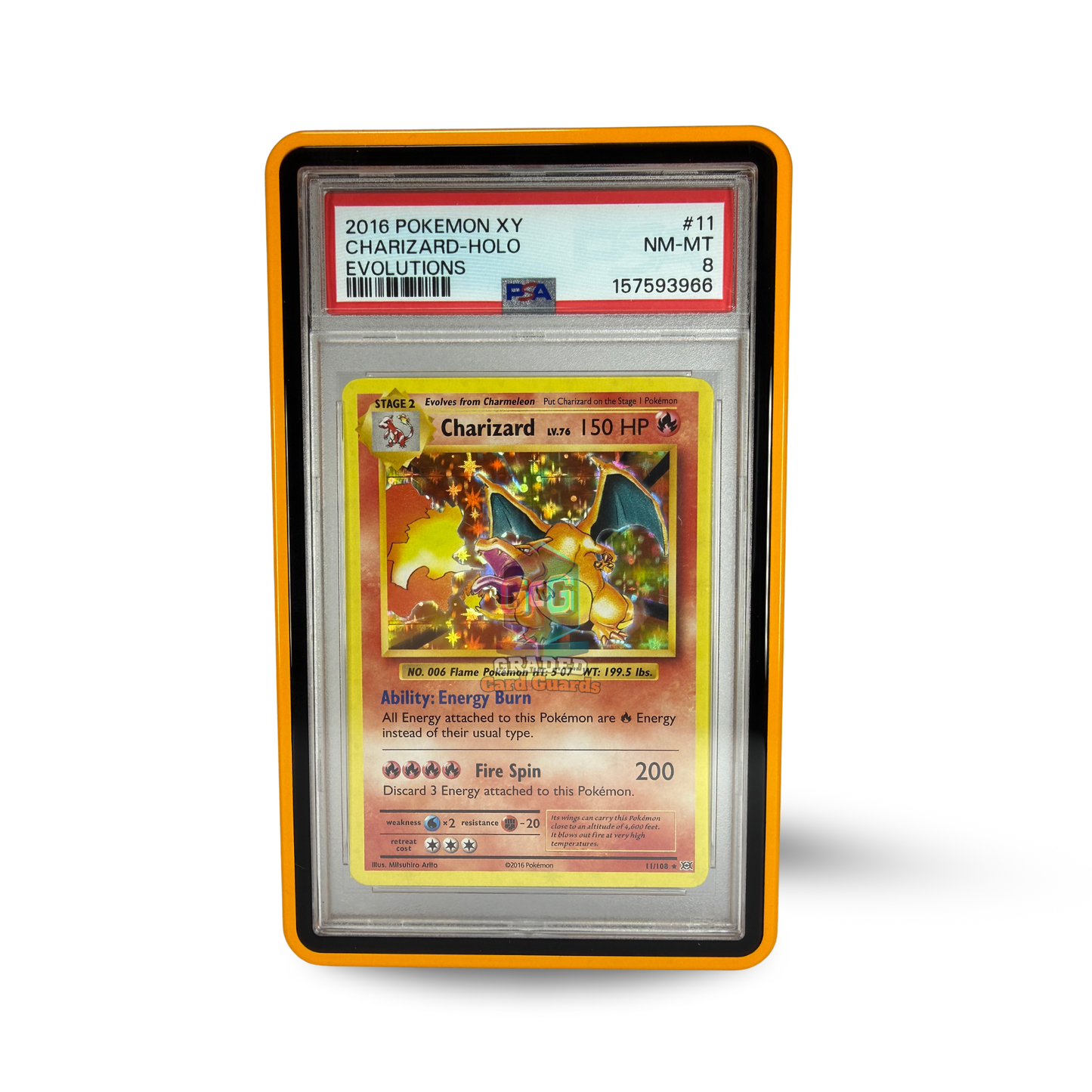 PSA Magnetic Card Guard (Glossy Yellow)