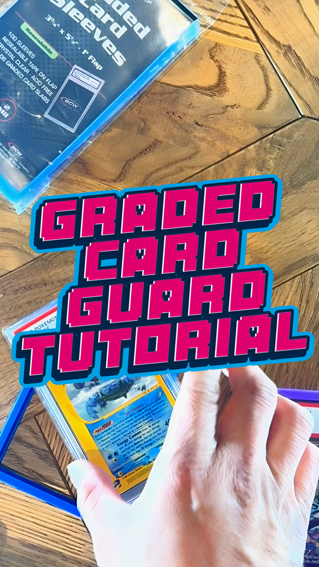 How to attach a guard โ Graded Card Guards