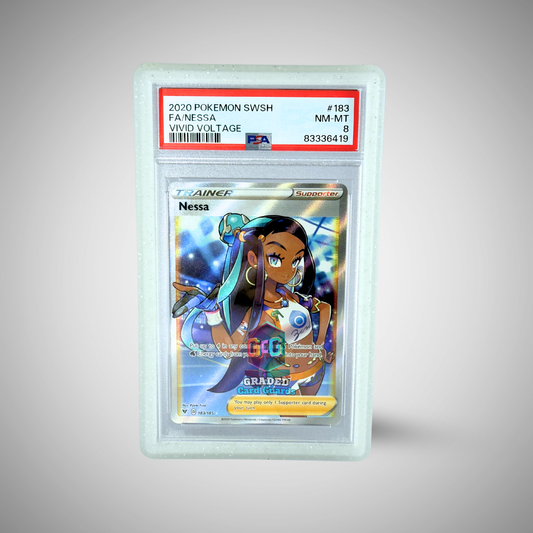 Clear graded card guard bumper frame for PSA trading cards, Pokémon cards, and sports cards.
Sparkles