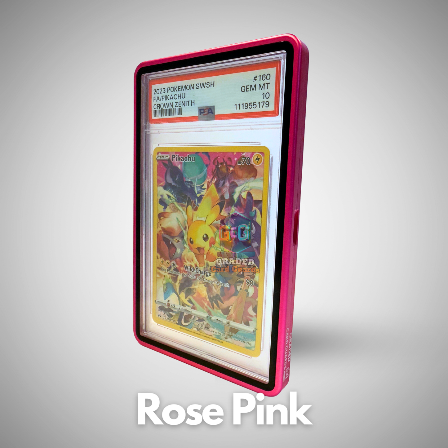 PSA Magnetic Card Guard (Rose Pink)