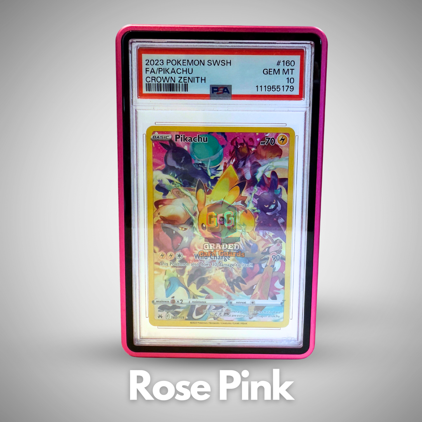 PSA Magnetic Card Guard (Rose Pink)