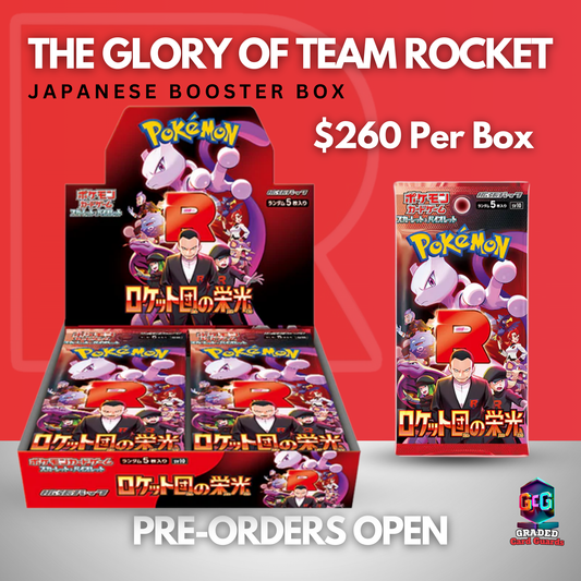 The Glory of Team Rocket Japanese Booster Box (PRE-ORDER OPEN)