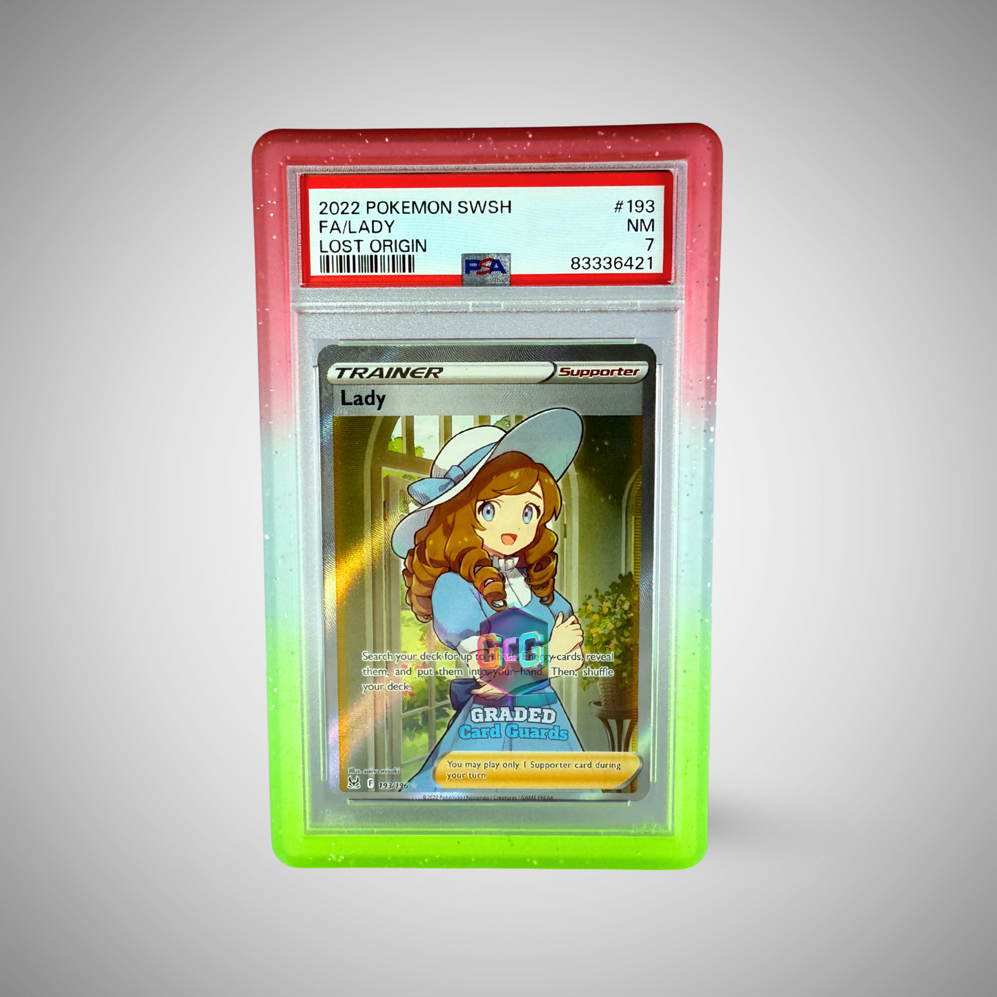 PSA Graded Card Guard (Crimson Wildflame)