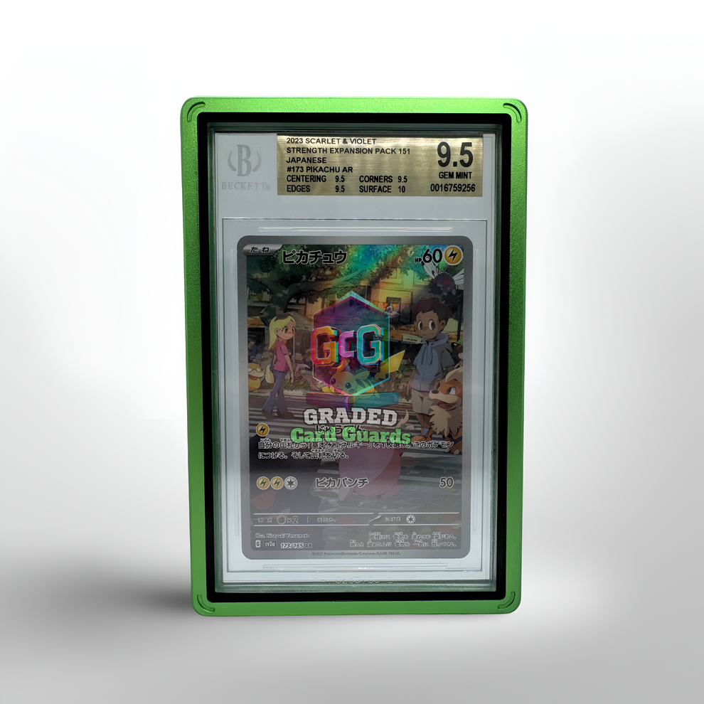 BGS Magnetic Card Guard (Green) – Graded Card Guards