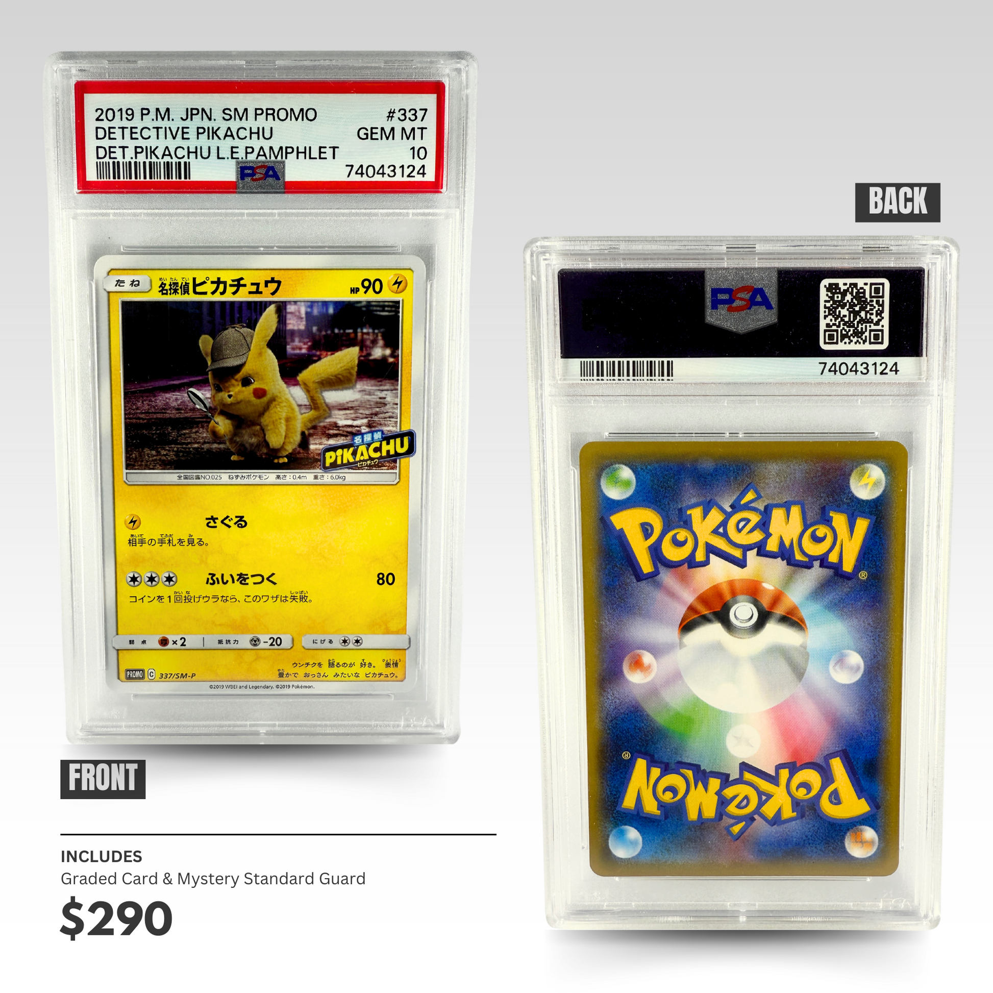 Graded Card - Detective Pikachu PSA 10 Graded Card Guards Graded Card - Detective Pikachu PSA 10 Graded Card Guards