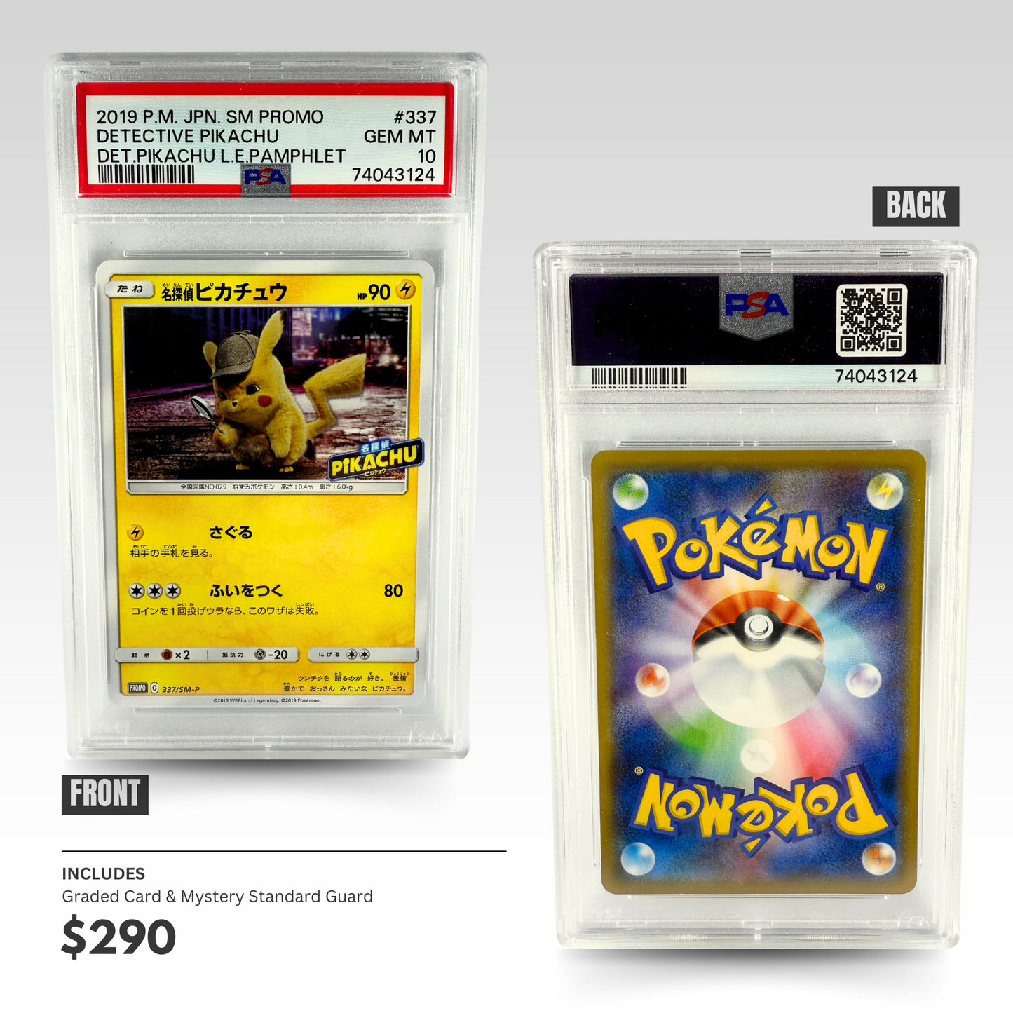 Graded Card - Detective Pikachu PSA 10