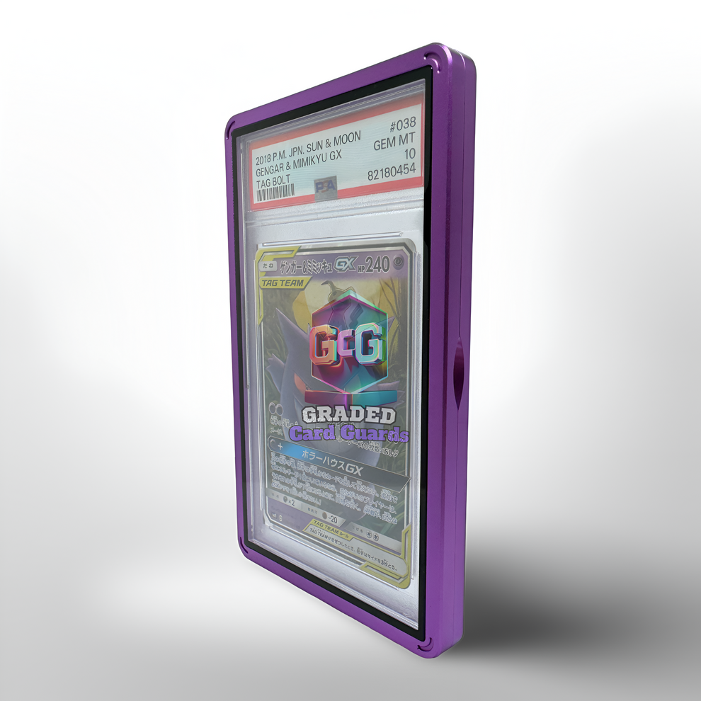 PSA Magnetic Card Guard (Purple) – Graded Card Guards