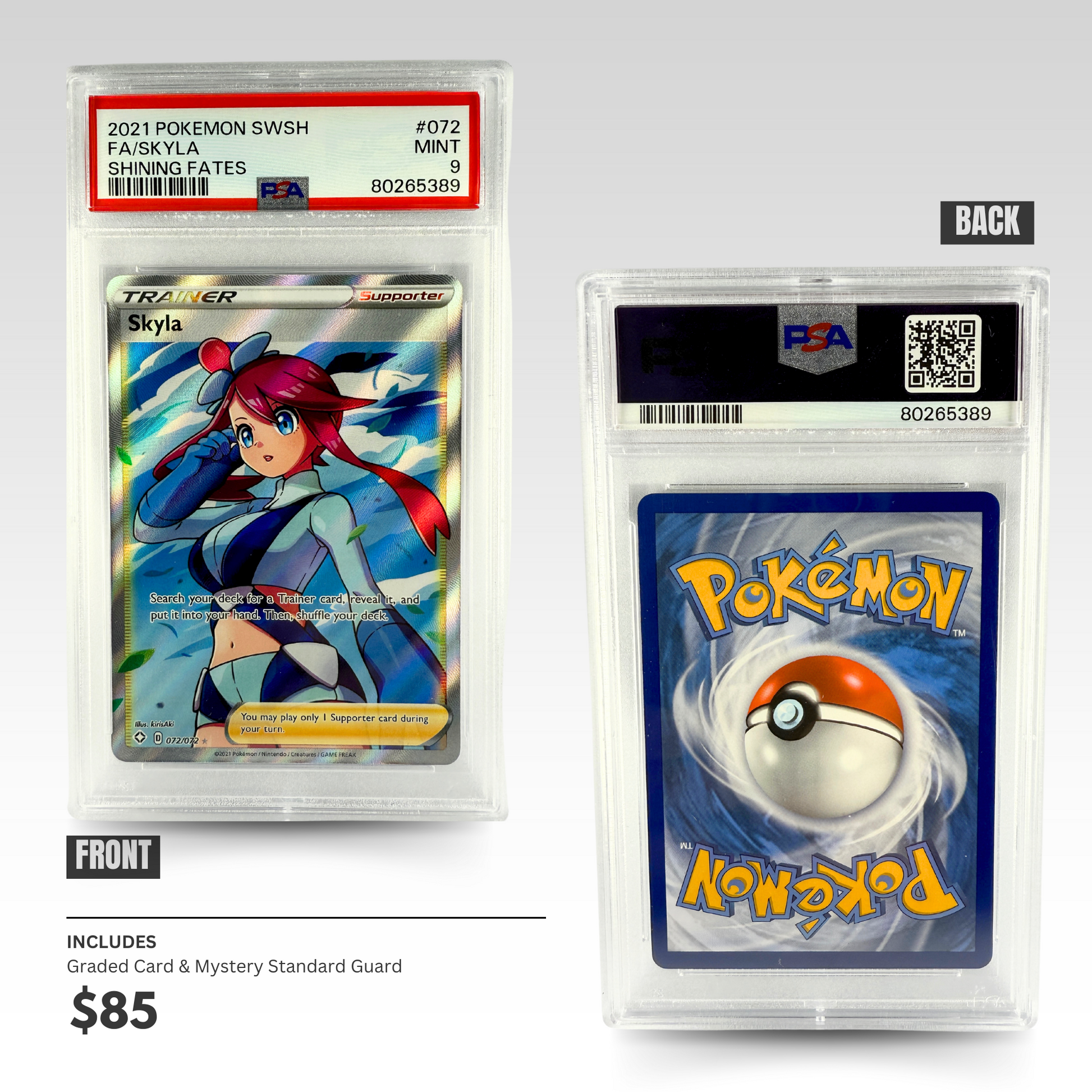 pokemon cards skyla Graded Card